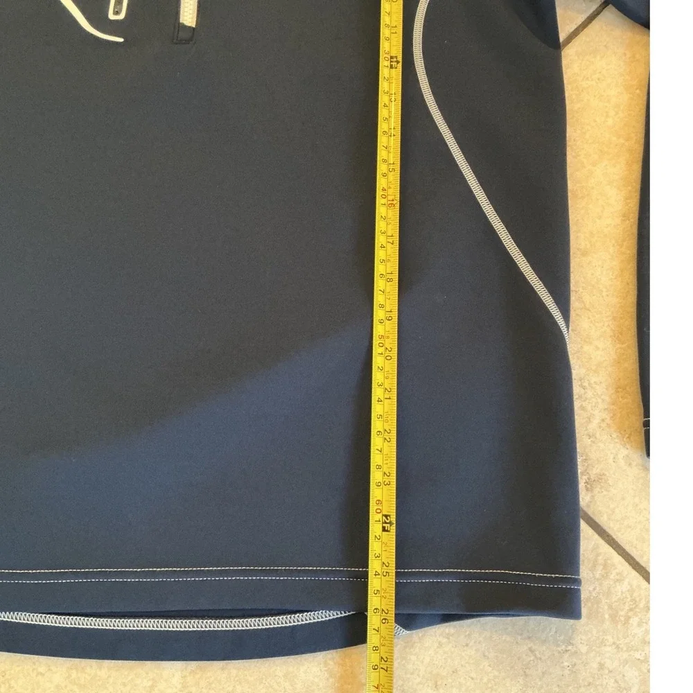Sunice Superlite FX Quarter Zip Mens Medium Navy‎ Blue Excellent Sport Pullover